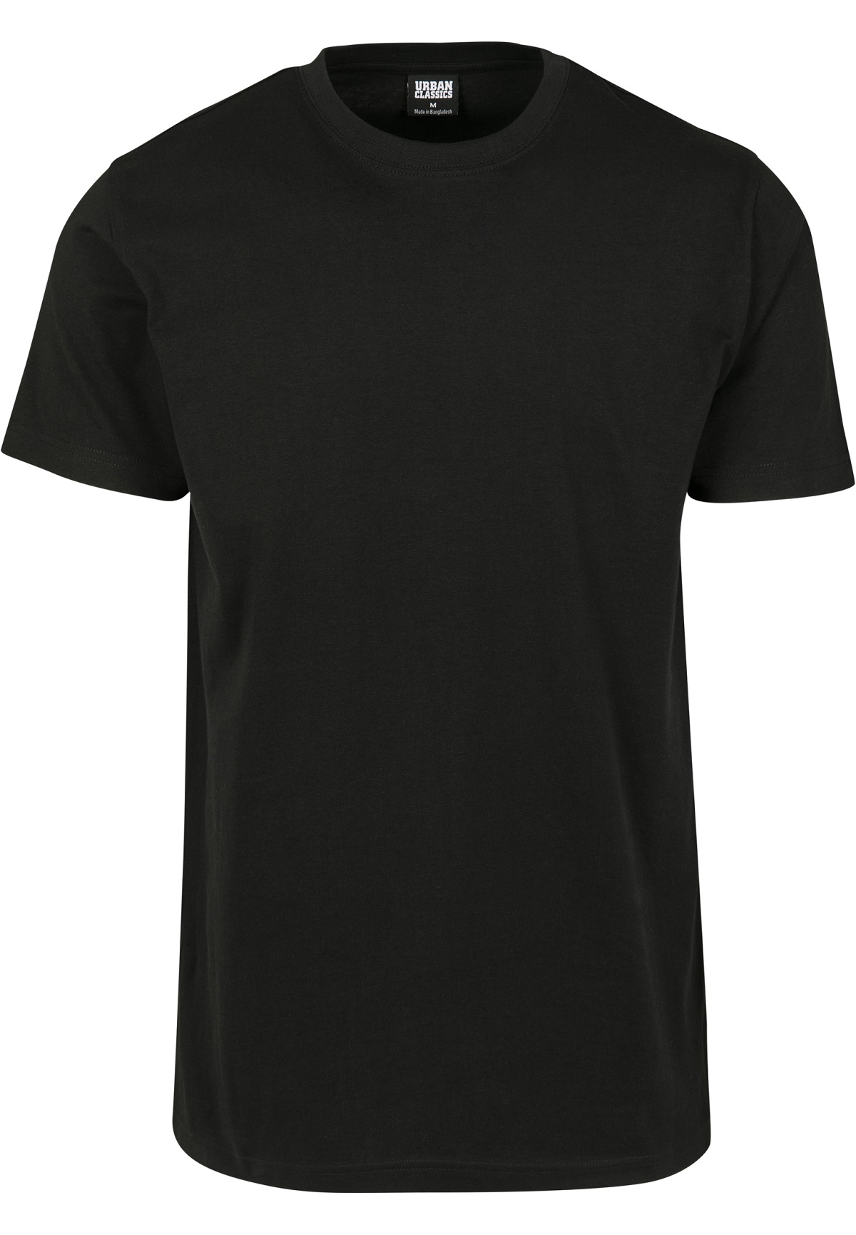 URBAN CLASSICS Basic T-Shirt schwarz M