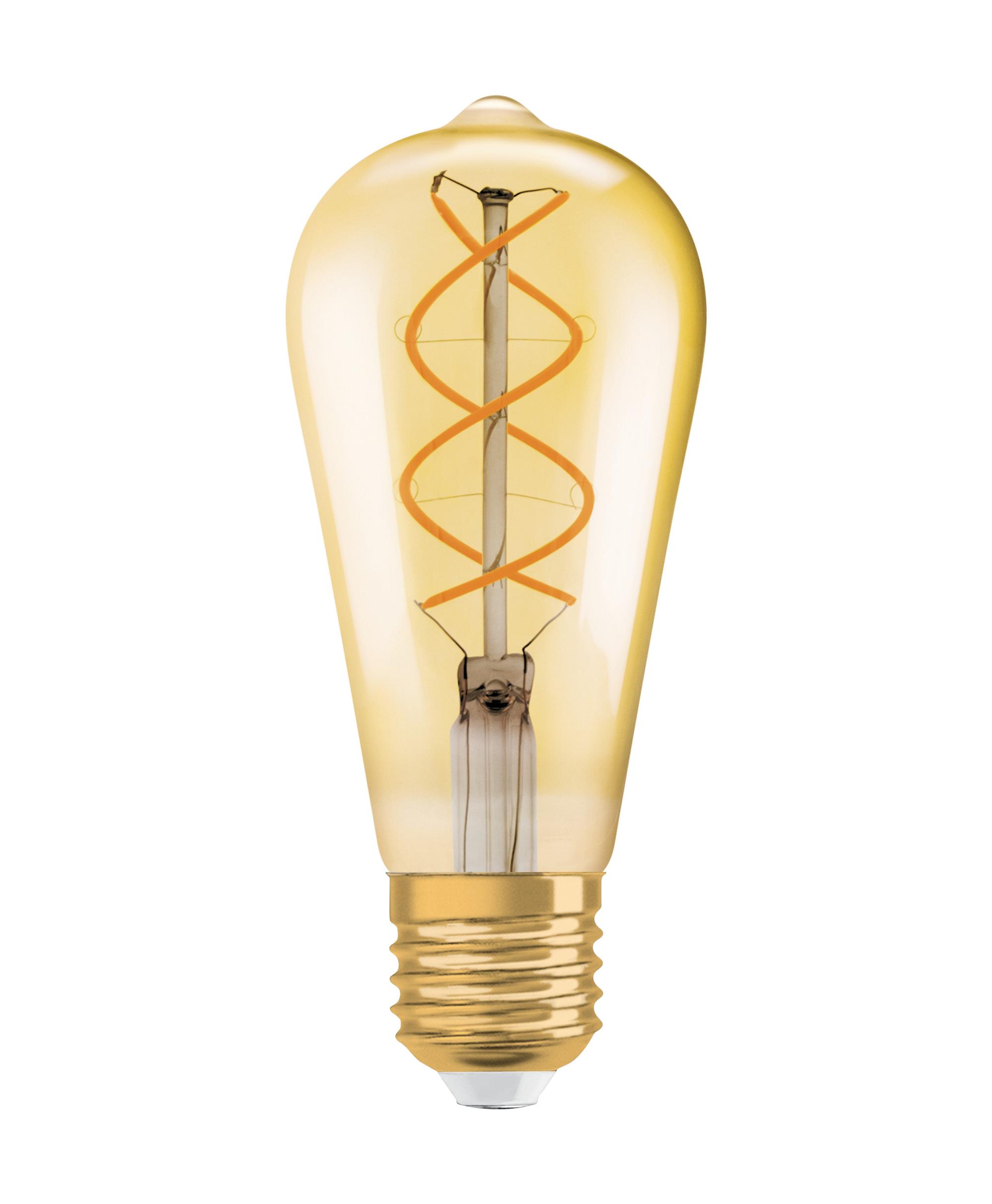 LEDVANCE Vintage 1906 LED-Lampe E27/5W gold 