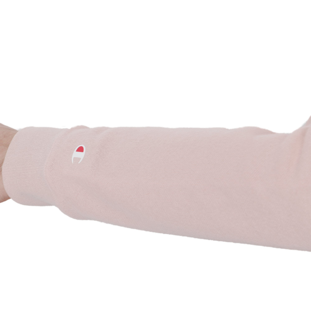 Champion Kapuzenpullover aus Baumwollfleece mit Logo rosa
