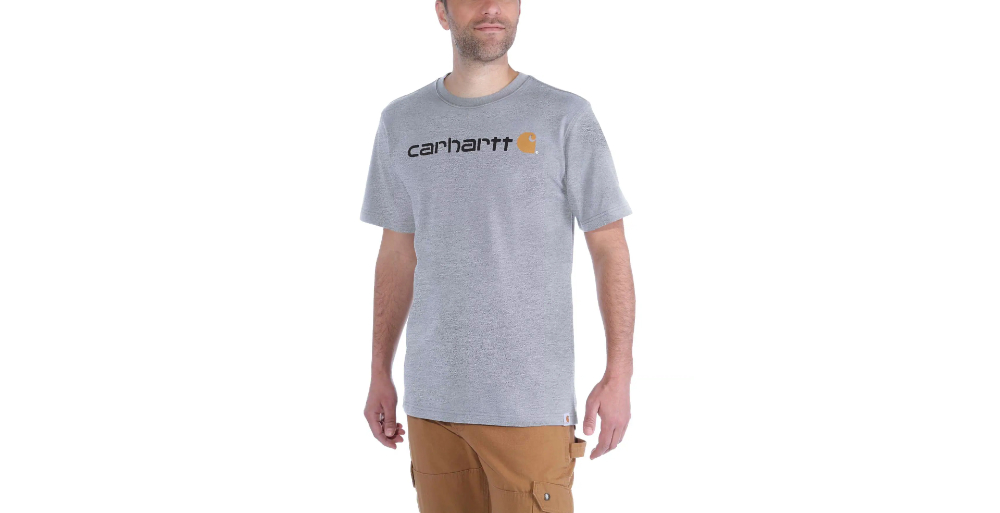 Carhartt Relaxed Fit Heavyweight Graphic T-Shirt Hellgrau