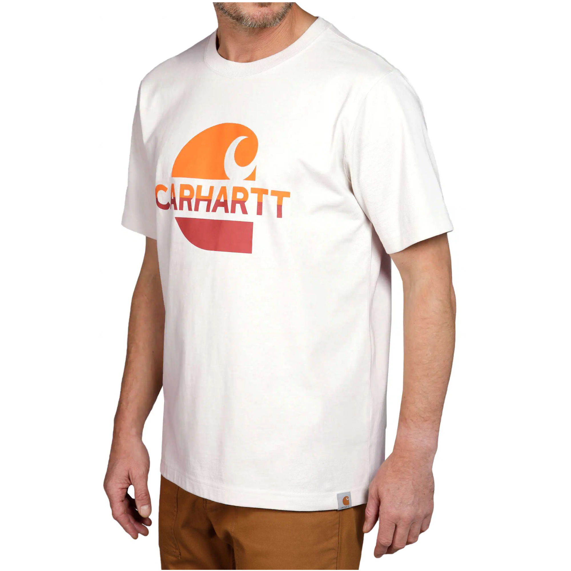Carhartt Relaxed Fit Heavyweight S/S 'C' Graphic T-Shirt ecru (ABVERKAUF)